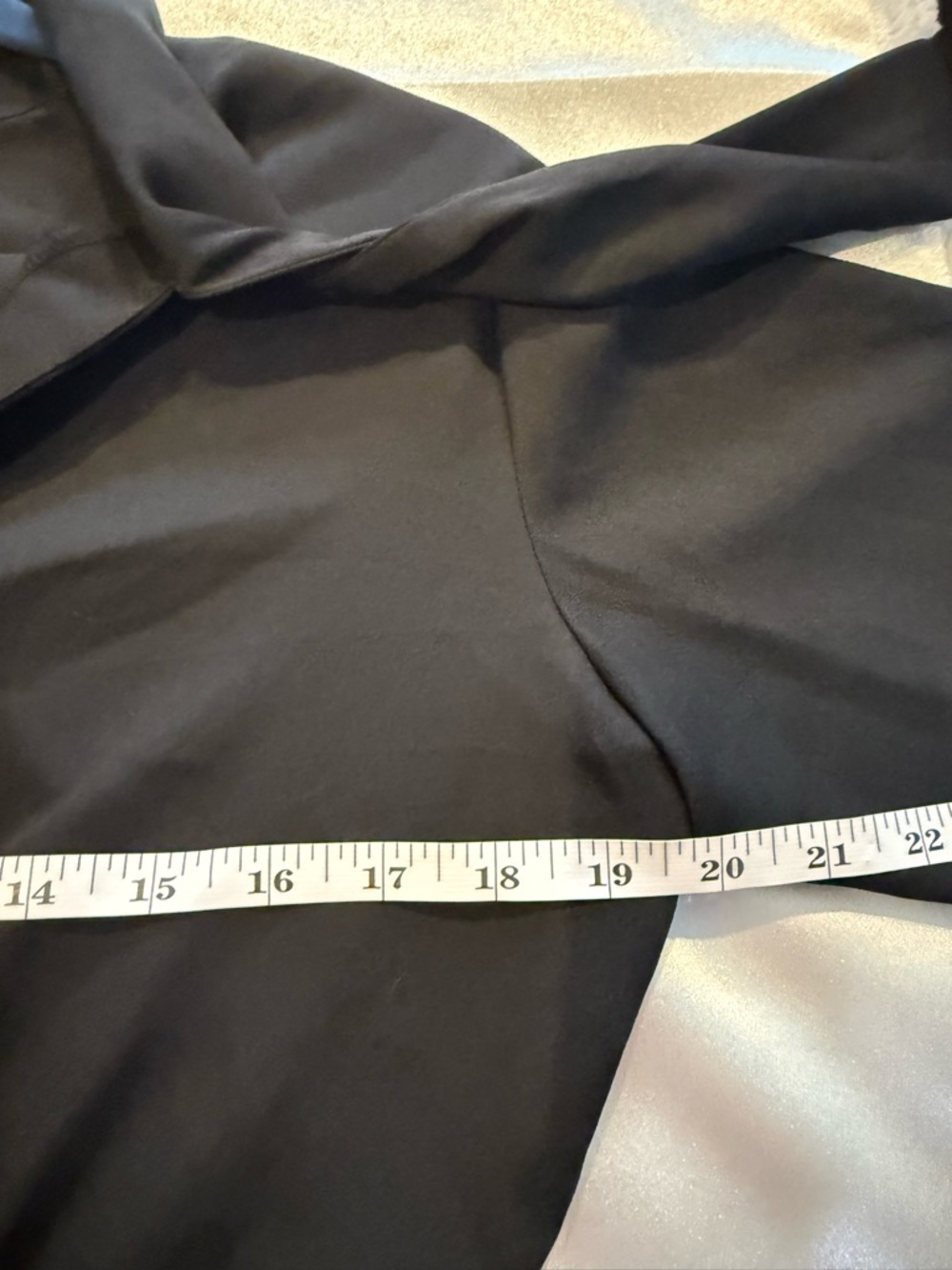 Express Black Long-Sleeve Tie-Neck Dress - Picture 5 of 6